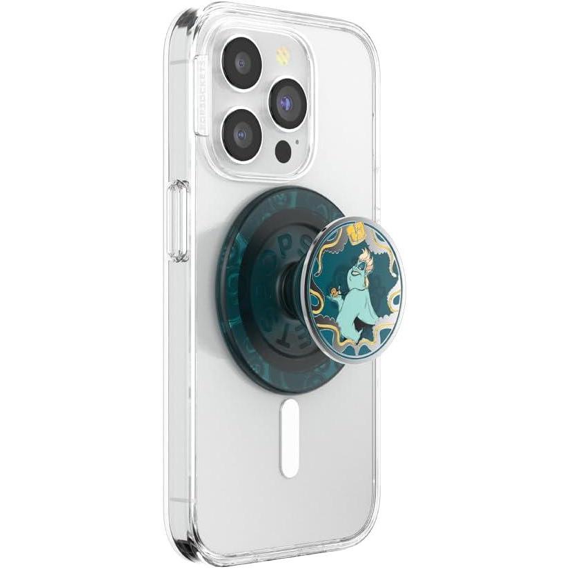 image:imagePopSockets Phone Grip Compatible with MagSafe Phone Holder Wireless Charging Compatible Tidepool Disney Chip N Dale FortuneEssence of Ursula