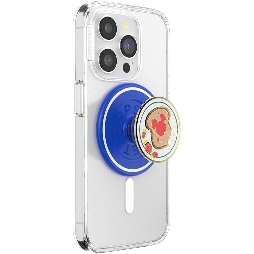 image:imagePopSockets Phone Grip Compatible with MagSafe Phone Holder Wireless Charging Compatible Tidepool Disney Chip N Dale FortuneMickey Toast