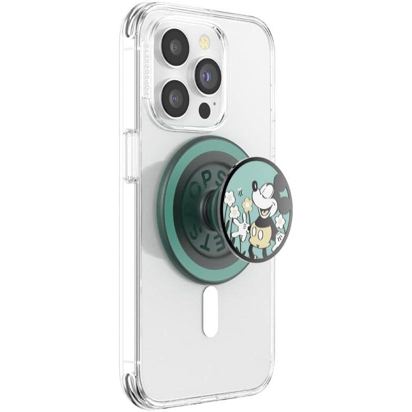 image:imagePopSockets Phone Grip Compatible with MagSafe Phone Holder Wireless Charging Compatible Tidepool Disney Chip N Dale FortuneTonal Flower