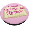 PopSockets Funny Book Phone Grip- Main Character Pink PopSockets PopGrip for MagSafe(Adhesive PopGrip)