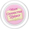 PopSockets Funny Book Phone Grip- Main Character Pink PopSockets PopGrip for MagSafe(Magnetic PopGrip)
