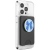 PopSockets Phone Grip – Blue Striped Bow PopSockets PopGrip for MagSafe(Magnetic PopWallet)