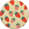 PopSockets Phone Grip – Floral Yellow Strawberry Patch PopSockets PopGrip for MagSafe(Adhesive PopGrip)
