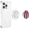PopSockets Phone Grip – Pop of Pink Stripe PopSockets PopGrip for MagSafe(Magnetic PopGrip)