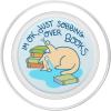 PopSockets Phone Grip & Stand – Bookish Cat PopSockets PopGrip for MagSafe(Magnetic PopGrip)