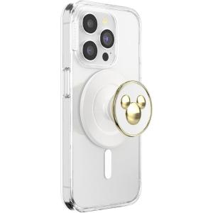 ​​​​PopSockets Phone Grip Compatible with MagSafe, Phone Holder, Wireless Charging Compatible, Tidepool, Disney – Chip N Dale Fortune(Enamel Mickey)