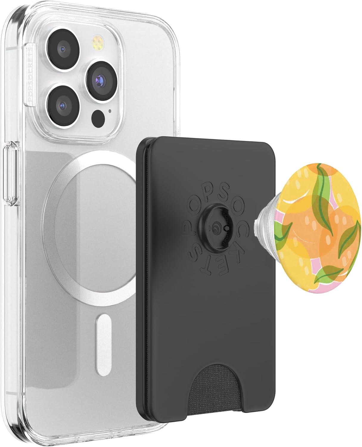 image:imagePopSockets Phone Grip Fresh Picked Lemon PopSockets PopGrip for MagSafeMagnetic PopWallet