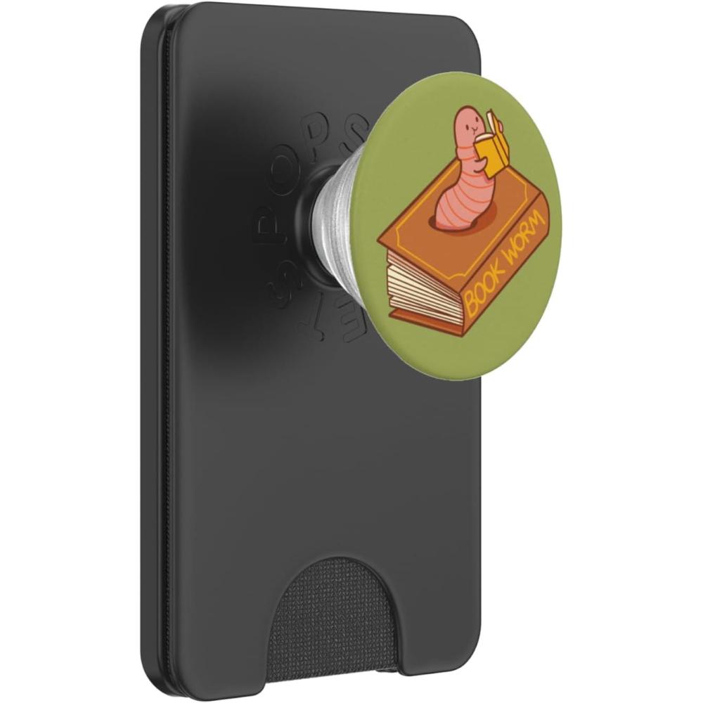 image:imagePopSockets Bookish Phone Grip amp Stand Bookworm PopSockets PopGrip for MagSafeMagnetic PopWallet