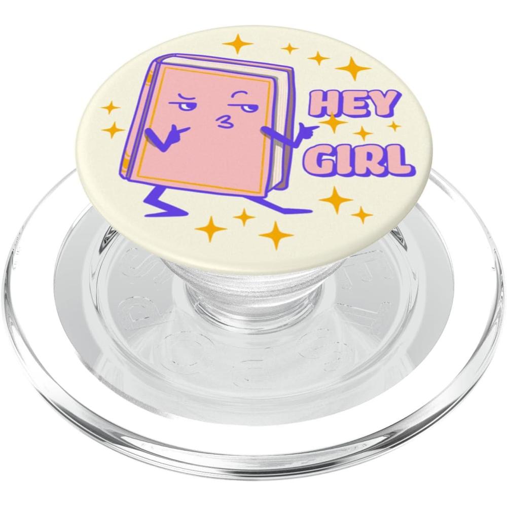 image:imagePopSockets Bookish Phone Grip amp Stand  Hey Girl PopSockets PopGrip for MagSafeMagnetic PopGrip