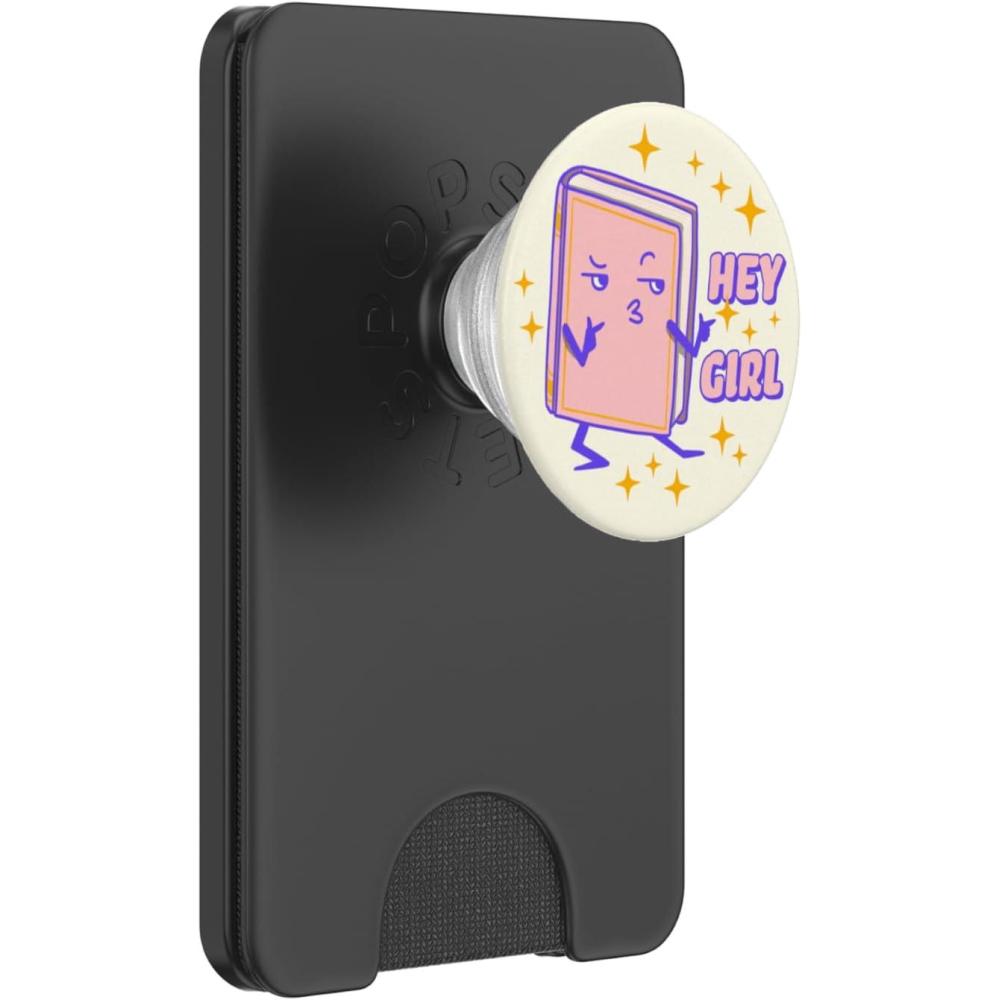 image:imagePopSockets Bookish Phone Grip amp Stand Hey Girl PopSockets PopGrip for MagSafeMagnetic PopWallet