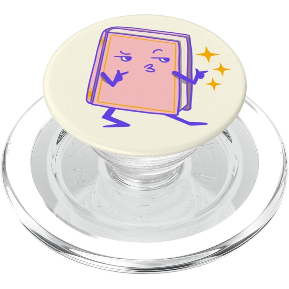image:imagePopSockets Bookish Phone Grip amp Stand  Sassy Paperback PopSockets PopGrip for MagSafeMagnetic PopGrip