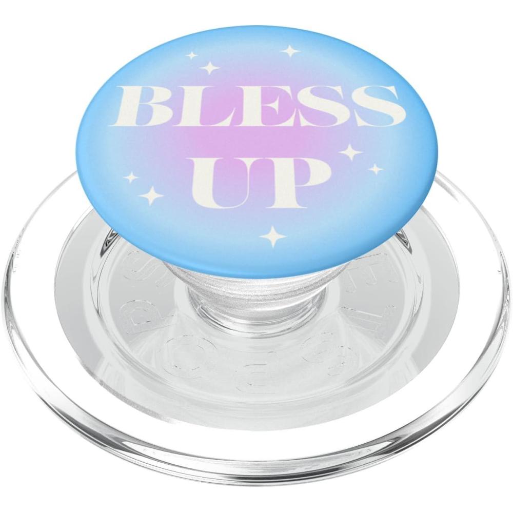 image:imagePopSockets Funny Phone Grip  Bless Up PopSockets PopGrip for MagSafeMagnetic PopGrip