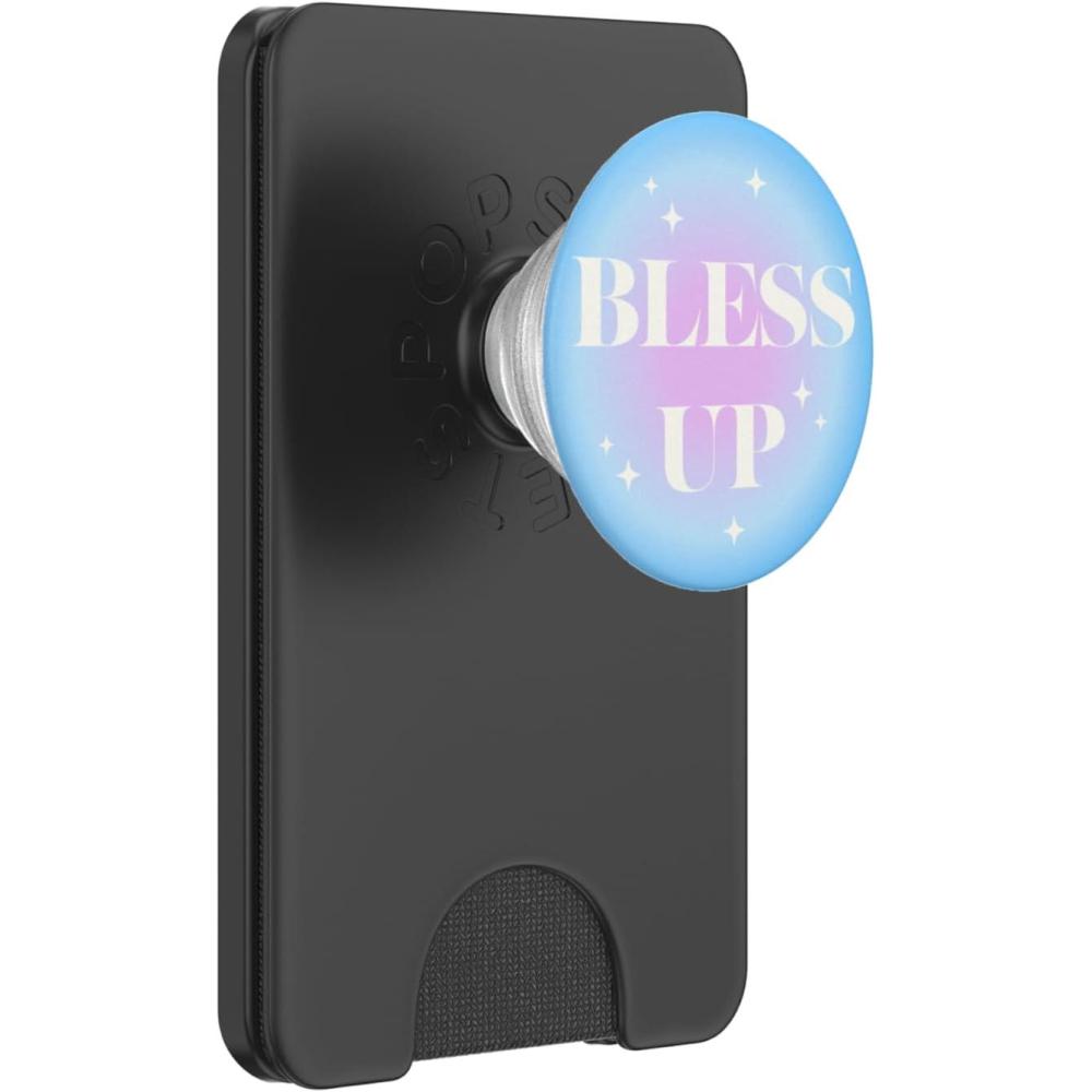 image:imagePopSockets Funny Phone Grip  Bless Up PopSockets PopGrip for MagSafeMagnetic PopWallet