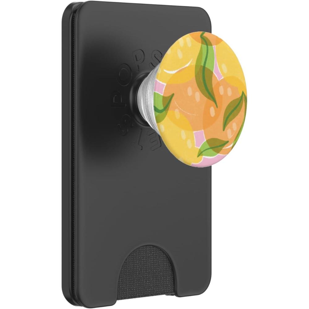 image:imagePopSockets Phone Grip  Fresh Picked Lemon PopSockets PopGrip for MagSafeMagnetic PopWallet