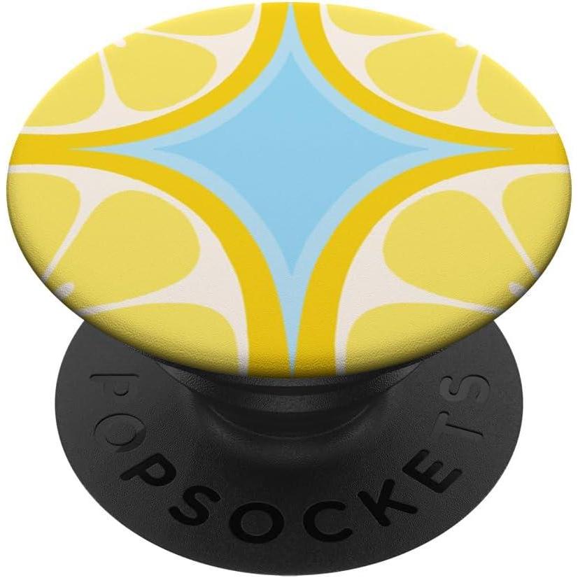 image:imagePopSockets Phone Grip Lemon Slice Blue PopSockets PopGrip for MagSafeAdhesive PopGrip
