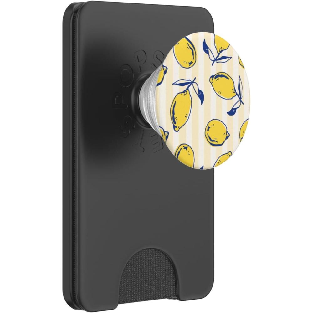 image:imagePopSockets Phone Grip Lemon Wallpaper PopSockets PopGrip for MagSafeMagnetic PopWallet