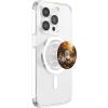 Cute Ghost Reading a Book with Pumpkin at Fall PopSockets Adhesive PopGrip(Magnetic PopGrip)