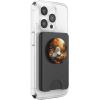 Cute Ghost Reading a Book with Pumpkin at Fall PopSockets Adhesive PopGrip(Magnetic PopWallet)