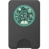 Just One More Chapter Bookish Reading Green Teal Book Lover PopSockets Adhesive PopGrip(Magnetic PopWallet)