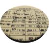 Library Due Date Cards Stamp Book Return Librarian Vintage PopSockets PopGrip for MagSafe(Adhesive PopGrip)