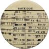 Library Due Date Cards Stamp Book Return Librarian Vintage PopSockets PopGrip for MagSafe(Adhesive PopGrip)