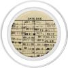 Library Due Date Cards Stamp Book Return Librarian Vintage PopSockets PopGrip for MagSafe(Magnetic PopGrip)