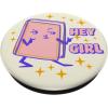 PopSockets Bookish Phone Grip & Stand – Hey Girl PopSockets PopGrip for MagSafe(Adhesive PopGrip)