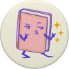 PopSockets Bookish Phone Grip & Stand – Sassy Paperback PopSockets PopGrip for MagSafe(Adhesive PopGrip)