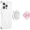 PopSockets Bow Phone Grip – Bow Wallpaper Pink PopSockets PopGrip for MagSafe(Magnetic PopGrip)