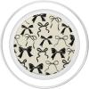 PopSockets Bow Phone Grip – Vintage Neutral Bows PopSockets PopGrip for MagSafe(Magnetic PopGrip)