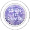 PopSockets Funny Phone Grip – Smiling But Spiraling Purple PopSockets PopGrip for MagSafe(Magnetic PopGrip)