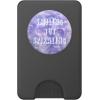 PopSockets Funny Phone Grip – Smiling But Spiraling Purple PopSockets PopGrip for MagSafe(Magnetic PopWallet)