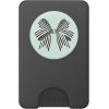 PopSockets Phone Grip – Black Striped Bow PopSockets PopGrip for MagSafe(Magnetic PopWallet)
