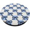 PopSockets Phone Grip – Blue & Black Bow Checker PopSockets PopGrip for MagSafe(Adhesive PopGrip)
