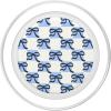 PopSockets Phone Grip – Blue & Black Bow Checker PopSockets PopGrip for MagSafe(Magnetic PopGrip)