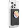 PopSockets Phone Grip – Checker Wavy Rainbow PopSockets PopGrip for MagSafe(Magnetic PopWallet)