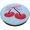 PopSockets Phone Grip – Cutie Cherry Bow PopSockets PopGrip for MagSafe(Adhesive PopGrip)