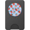 PopSockets Phone Grip – Floral Blue Strawberry Patch PopSockets PopGrip for MagSafe(Magnetic PopWallet)