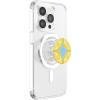 PopSockets Phone Grip – Lemon Slice Blue PopSockets PopGrip for MagSafe(Magnetic PopGrip)