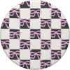 PopSockets Phone Grip – Pink & Black Bow Checker PopSockets PopGrip for MagSafe(Adhesive PopGrip)
