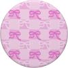PopSockets Phone Grip – Pink & White Bow Checker PopSockets PopGrip for MagSafe(Adhesive PopGrip)
