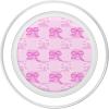 PopSockets Phone Grip – Pink & White Bow Checker PopSockets PopGrip for MagSafe(Magnetic PopGrip)