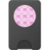 PopSockets Phone Grip – Pink & White Bow Checker PopSockets PopGrip for MagSafe(Magnetic PopWallet)