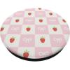 PopSockets Phone Grip – Strawberry Checker PopSockets PopGrip for MagSafe(Adhesive PopGrip)
