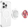 PopSockets Phone Grip – Strawberry Floral Blooms PopSockets PopGrip for MagSafe(Magnetic PopGrip)
