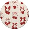 PopSockets Phone Grip – Vintage Cherry Bows PopSockets PopGrip for MagSafe(Adhesive PopGrip)