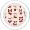 PopSockets Phone Grip – Vintage Cherry Bows PopSockets PopGrip for MagSafe(Magnetic PopGrip)