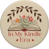 in My Kindle Era Botanical Flowers Book Lover PopSockets Adhesive PopGrip(Adhesive PopGrip)