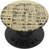 Library Due Date Cards Stamp Book Return Librarian Vintage PopSockets PopGrip for MagSafe(Adhesive PopGrip)