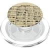 Library Due Date Cards Stamp Book Return Librarian Vintage PopSockets PopGrip for MagSafe(Magnetic PopGrip)